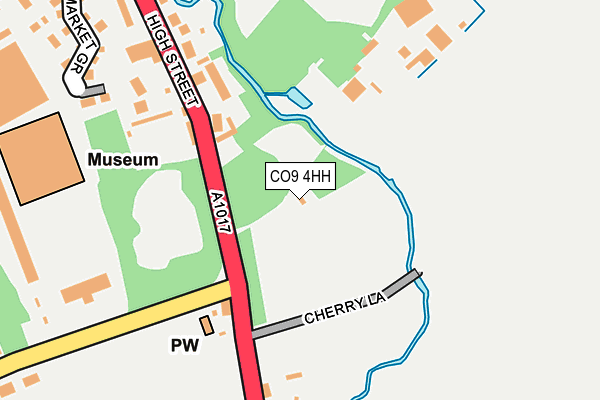 CO9 4HH map - OS OpenMap – Local (Ordnance Survey)