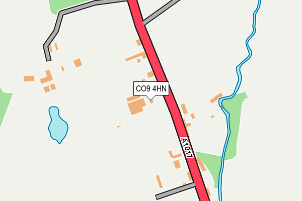 CO9 4HN map - OS OpenMap – Local (Ordnance Survey)