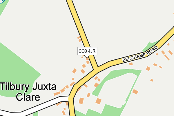 CO9 4JR map - OS OpenMap – Local (Ordnance Survey) CO9 4JR map - OS OpenMap – Local (Ordnance Survey)
