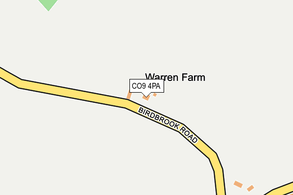CO9 4PA map - OS OpenMap – Local (Ordnance Survey) CO9 4PA map - OS OpenMap – Local (Ordnance Survey)
