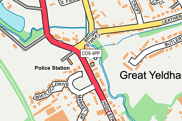 CO9 4PP map - OS OpenMap – Local (Ordnance Survey) CO9 4PP map - OS OpenMap – Local (Ordnance Survey)
