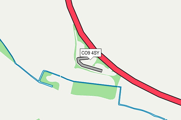 CO9 4SY map - OS OpenMap – Local (Ordnance Survey)