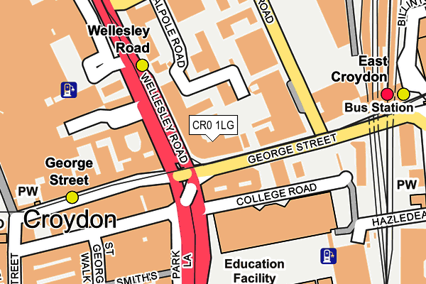 CR0 1LG map - OS OpenMap – Local (Ordnance Survey) CR0 1LG map - OS OpenMap – Local (Ordnance Survey)