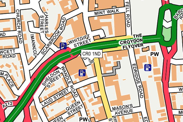 CR0 1ND map - OS OpenMap – Local (Ordnance Survey) CR0 1ND map - OS OpenMap – Local (Ordnance Survey)