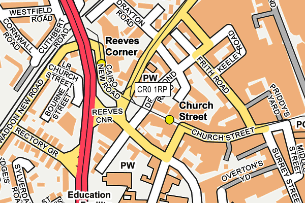 CR0 1RP map - OS OpenMap – Local (Ordnance Survey) CR0 1RP map - OS OpenMap – Local (Ordnance Survey)