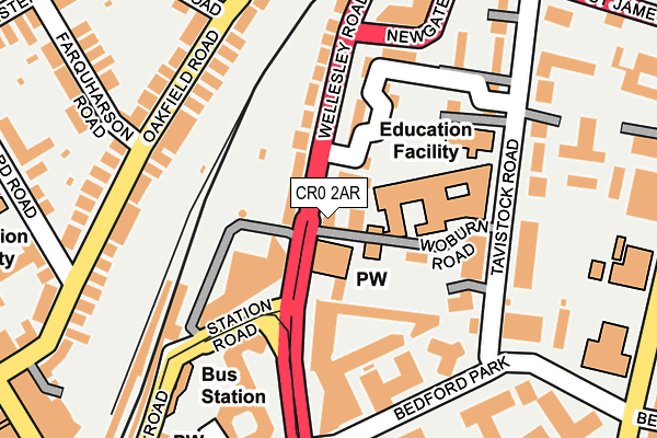 CR0 2AR map - OS OpenMap – Local (Ordnance Survey) CR0 2AR map - OS OpenMap – Local (Ordnance Survey)