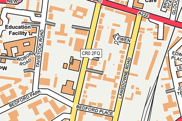 CR0 2FQ map - OS OpenMap – Local (Ordnance Survey) CR0 2FQ map - OS OpenMap – Local (Ordnance Survey)