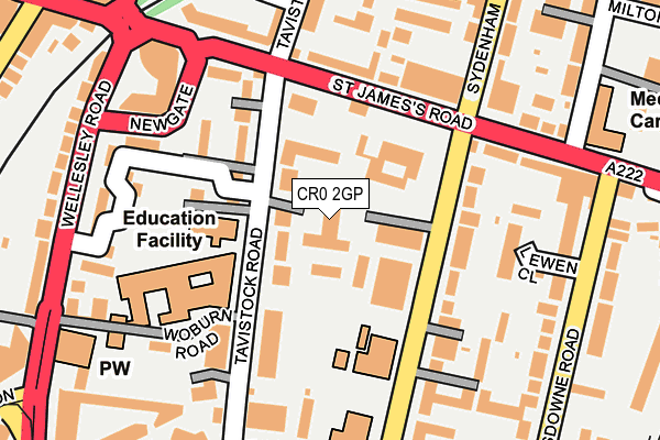 CR0 2GP map - OS OpenMap – Local (Ordnance Survey) CR0 2GP map - OS OpenMap – Local (Ordnance Survey)