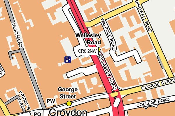 CR0 2NW map - OS OpenMap – Local (Ordnance Survey) CR0 2NW map - OS OpenMap – Local (Ordnance Survey)