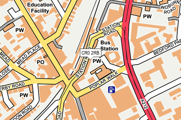 CR0 2RB map - OS OpenMap – Local (Ordnance Survey) CR0 2RB map - OS OpenMap – Local (Ordnance Survey)