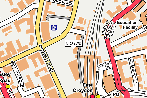 CR0 2WB map - OS OpenMap – Local (Ordnance Survey) CR0 2WB map - OS OpenMap – Local (Ordnance Survey)