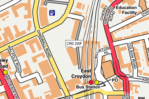 CR0 2WF map - OS OpenMap – Local (Ordnance Survey) CR0 2WF map - OS OpenMap – Local (Ordnance Survey)