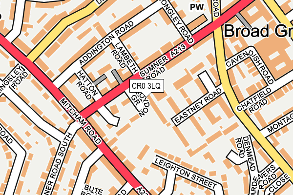 CR0 3LQ map - OS OpenMap – Local (Ordnance Survey) CR0 3LQ map - OS OpenMap – Local (Ordnance Survey)
