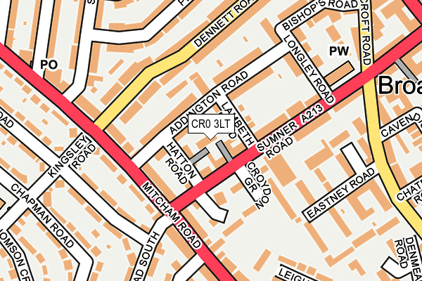 CR0 3LT map - OS OpenMap – Local (Ordnance Survey) CR0 3LT map - OS OpenMap – Local (Ordnance Survey)