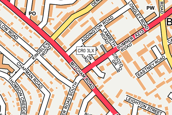 CR0 3LX map - OS OpenMap – Local (Ordnance Survey) CR0 3LX map - OS OpenMap – Local (Ordnance Survey)