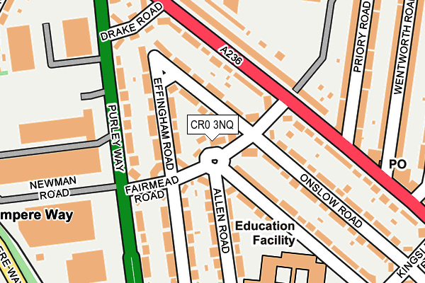 CR0 3NQ map - OS OpenMap – Local (Ordnance Survey)