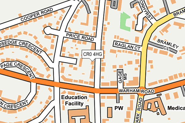 CR0 4HG map - OS OpenMap – Local (Ordnance Survey) CR0 4HG map - OS OpenMap – Local (Ordnance Survey)