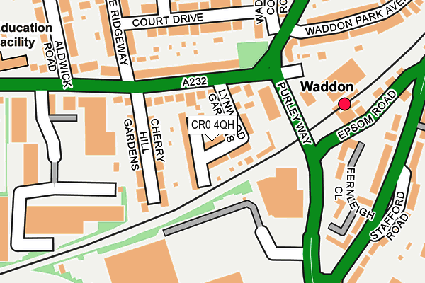 CR0 4QH map - OS OpenMap – Local (Ordnance Survey) CR0 4QH map - OS OpenMap – Local (Ordnance Survey)