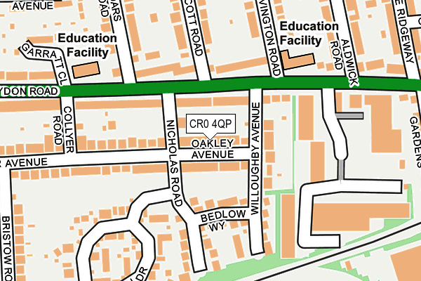 CR0 4QP map - OS OpenMap – Local (Ordnance Survey) CR0 4QP map - OS OpenMap – Local (Ordnance Survey)
