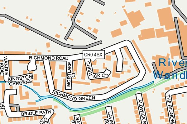 CR0 4SX map - OS OpenMap – Local (Ordnance Survey) CR0 4SX map - OS OpenMap – Local (Ordnance Survey)