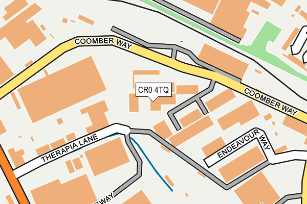 CR0 4TQ map - OS OpenMap – Local (Ordnance Survey) CR0 4TQ map - OS OpenMap – Local (Ordnance Survey)