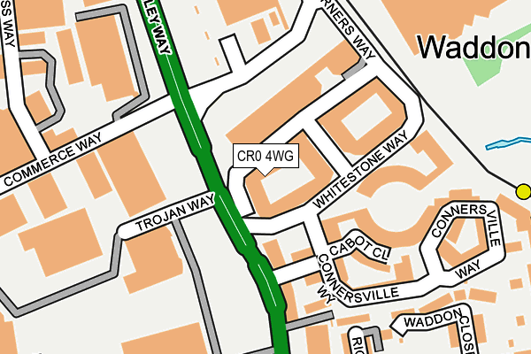 CR0 4WG map - OS OpenMap – Local (Ordnance Survey) CR0 4WG map - OS OpenMap – Local (Ordnance Survey)