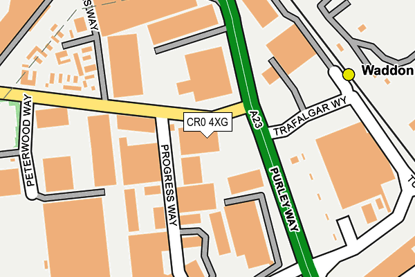 CR0 4XG map - OS OpenMap – Local (Ordnance Survey) CR0 4XG map - OS OpenMap – Local (Ordnance Survey)