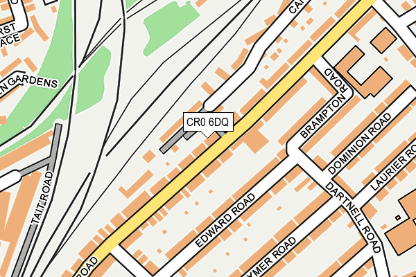 CR0 6DQ map - OS OpenMap – Local (Ordnance Survey) CR0 6DQ map - OS OpenMap – Local (Ordnance Survey)