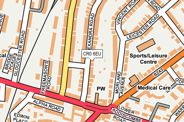 CR0 6EU map - OS OpenMap – Local (Ordnance Survey) CR0 6EU map - OS OpenMap – Local (Ordnance Survey)