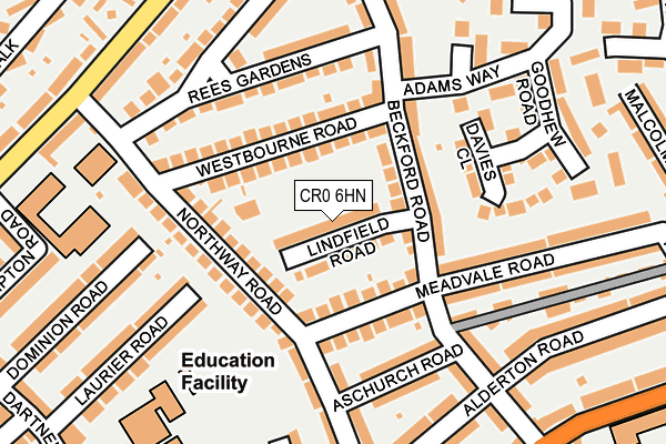 CR0 6HN map - OS OpenMap – Local (Ordnance Survey)