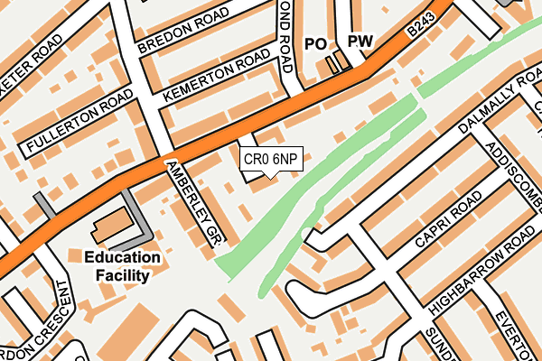 CR0 6NP map - OS OpenMap – Local (Ordnance Survey) CR0 6NP map - OS OpenMap – Local (Ordnance Survey)
