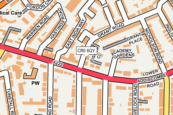 CR0 6QY map - OS OpenMap – Local (Ordnance Survey)