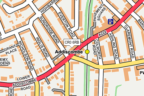 CR0 6RB map - OS OpenMap – Local (Ordnance Survey) CR0 6RB map - OS OpenMap – Local (Ordnance Survey)