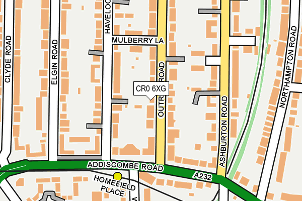 CR0 6XG map - OS OpenMap – Local (Ordnance Survey) CR0 6XG map - OS OpenMap – Local (Ordnance Survey)