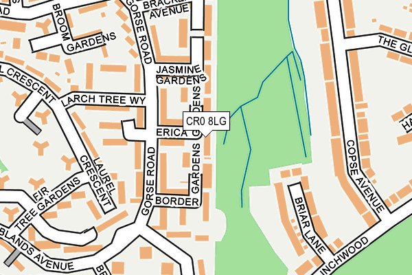 CR0 8LG map - OS OpenMap – Local (Ordnance Survey) CR0 8LG map - OS OpenMap – Local (Ordnance Survey)