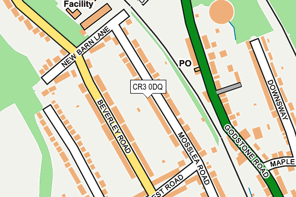 CR3 0DQ map - OS OpenMap – Local (Ordnance Survey) CR3 0DQ map - OS OpenMap – Local (Ordnance Survey)
