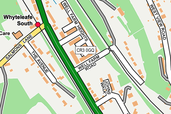 CR3 0GQ map - OS OpenMap – Local (Ordnance Survey) CR3 0GQ map - OS OpenMap – Local (Ordnance Survey)