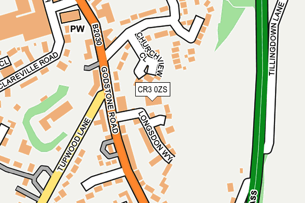 CR3 0ZS map - OS OpenMap – Local (Ordnance Survey) CR3 0ZS map - OS OpenMap – Local (Ordnance Survey)