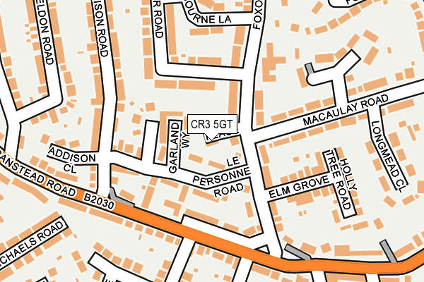 CR3 5GT map - OS OpenMap – Local (Ordnance Survey) CR3 5GT map - OS OpenMap – Local (Ordnance Survey)