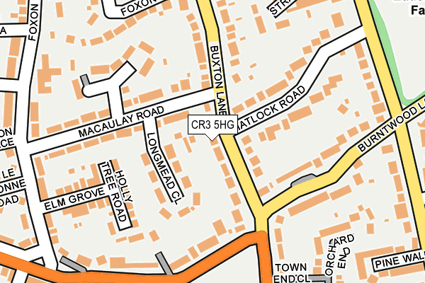 CR3 5HG map - OS OpenMap – Local (Ordnance Survey) CR3 5HG map - OS OpenMap – Local (Ordnance Survey)