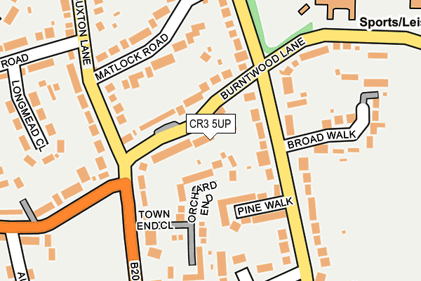 CR3 5UP map - OS OpenMap – Local (Ordnance Survey) CR3 5UP map - OS OpenMap – Local (Ordnance Survey)