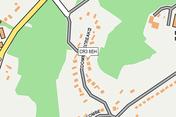 CR3 6EH map - OS OpenMap – Local (Ordnance Survey) CR3 6EH map - OS OpenMap – Local (Ordnance Survey)
