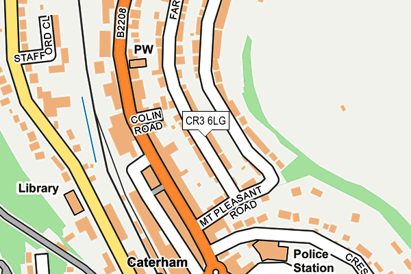 CR3 6LG map - OS OpenMap – Local (Ordnance Survey) CR3 6LG map - OS OpenMap – Local (Ordnance Survey)