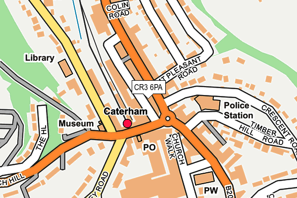 CR3 6PA map - OS OpenMap – Local (Ordnance Survey)