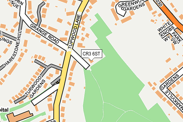 CR3 6ST map - OS OpenMap – Local (Ordnance Survey) CR3 6ST map - OS OpenMap – Local (Ordnance Survey)