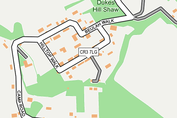 CR3 7LG map - OS OpenMap – Local (Ordnance Survey) CR3 7LG map - OS OpenMap – Local (Ordnance Survey)