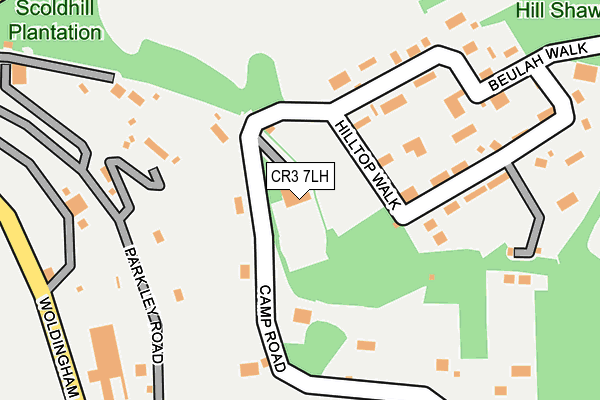 CR3 7LH map - OS OpenMap – Local (Ordnance Survey) CR3 7LH map - OS OpenMap – Local (Ordnance Survey)