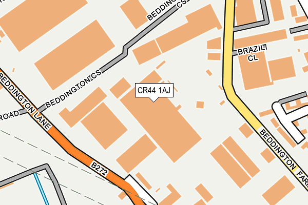 CR44 1AJ map - OS OpenMap – Local (Ordnance Survey) CR44 1AJ map - OS OpenMap – Local (Ordnance Survey)