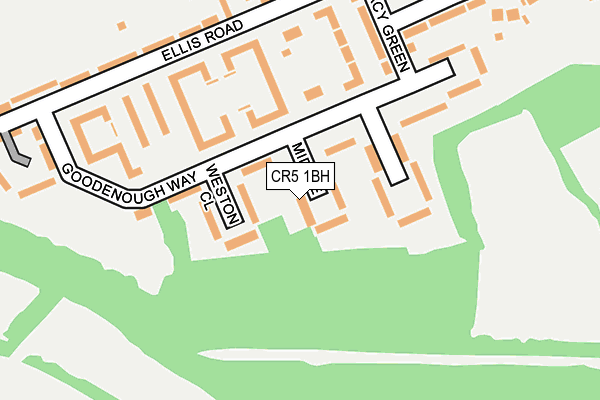 CR5 1BH map - OS OpenMap – Local (Ordnance Survey)