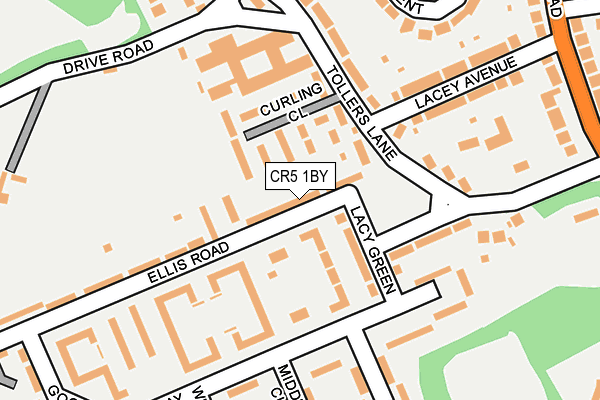 CR5 1BY map - OS OpenMap – Local (Ordnance Survey) CR5 1BY map - OS OpenMap – Local (Ordnance Survey)